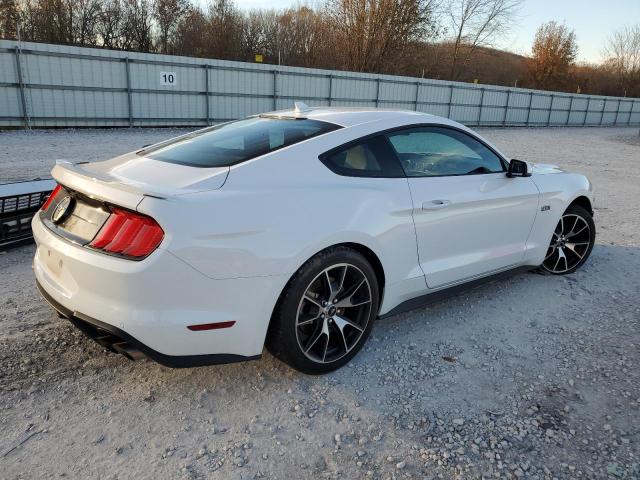 1FA6P8TDXM5146875 - 2021 FORD MUSTANG WHITE photo 3