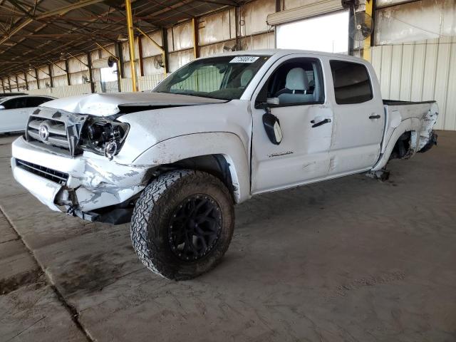 5TEJU62N69Z595826 - 2009 TOYOTA TACOMA DOUBLE CAB PRERUNNER WHITE photo 1