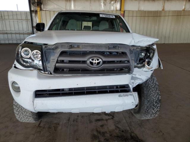 5TEJU62N69Z595826 - 2009 TOYOTA TACOMA DOUBLE CAB PRERUNNER WHITE photo 5