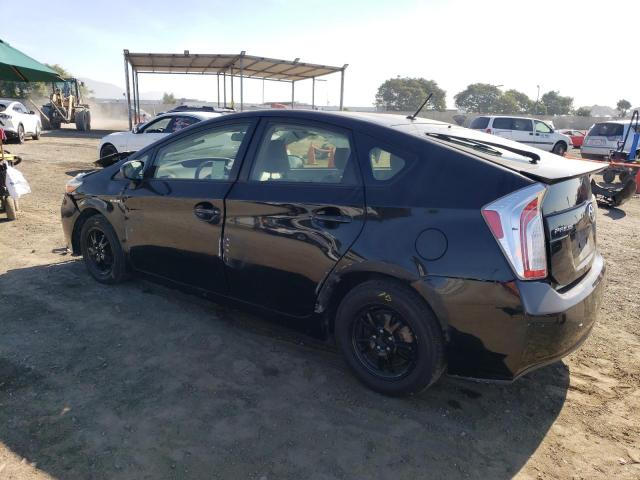 JTDKN3DU8F1981934 - 2015 TOYOTA PRIUS BLACK photo 2