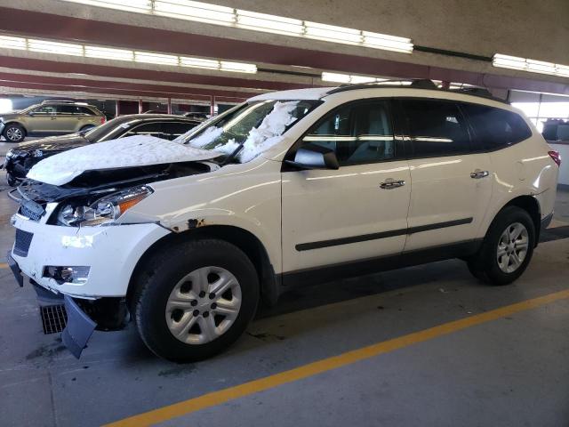 1GNLREEDXAJ249520 - 2010 CHEVROLET TRAVERSE LS WHITE photo 1