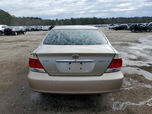 4T1BE32K85U400393 - 2005 TOYOTA CAMRY LE GOLD photo 6