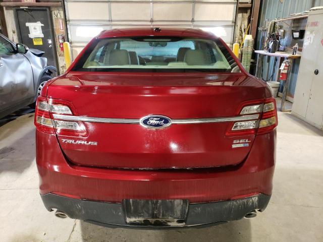 1FAHP2H88DG181968 - 2013 FORD TAURUS SEL RED photo 6