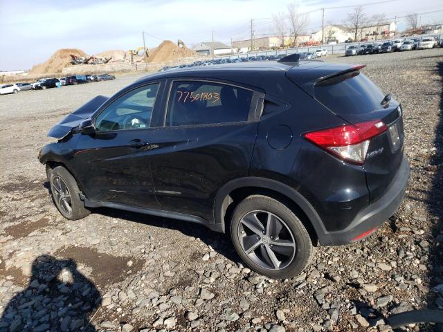 3CZRU6H71MM701336 - 2021 HONDA HR-V EXL BLACK photo 2