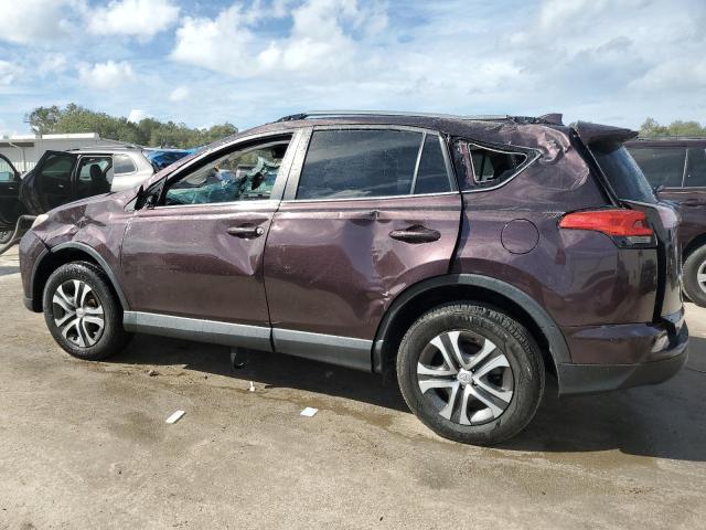 2T3ZFREV3JW437373 - 2018 TOYOTA RAV4 LE PURPLE photo 2