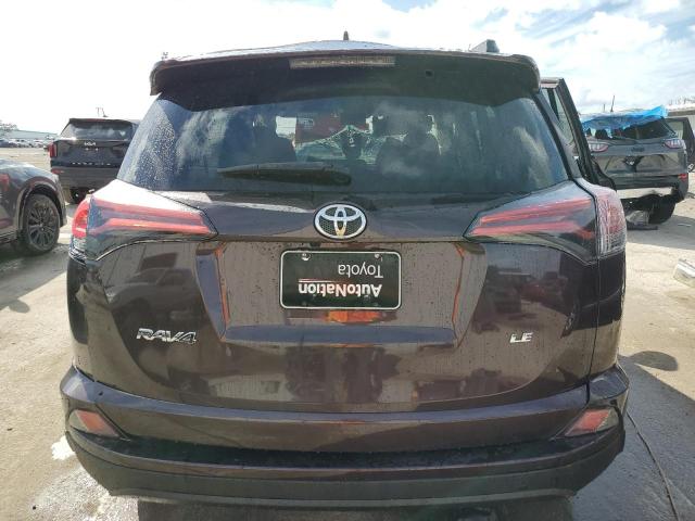 2T3ZFREV3JW437373 - 2018 TOYOTA RAV4 LE PURPLE photo 6