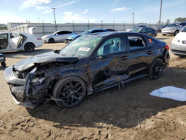 2HGFE2F51NH602470 - 2022 HONDA CIVIC SPORT BLACK photo 1