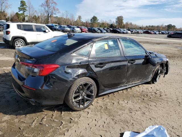 2HGFE2F51NH602470 - 2022 HONDA CIVIC SPORT BLACK photo 3