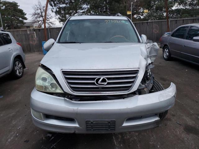 JTJBT20X260098527 - 2006 LEXUS GX 470 SILVER photo 5