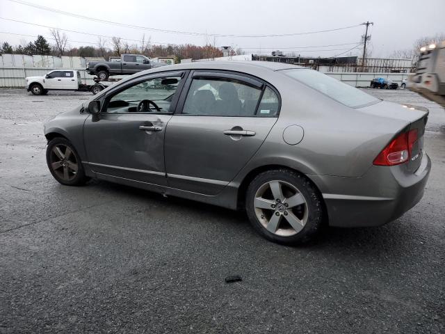 2HGFA16878H304414 - 2008 HONDA CIVIC EX GRAY photo 2