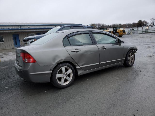 2HGFA16878H304414 - 2008 HONDA CIVIC EX GRAY photo 3