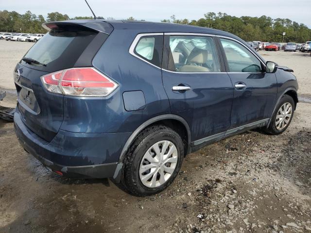 KNMAT2MT3FP587452 - 2015 NISSAN ROGUE S BLUE photo 3