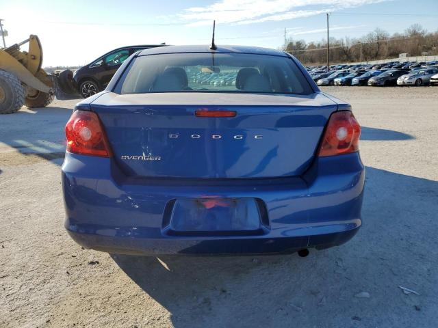 1C3CDZAB1EN177774 - 2014 DODGE AVENGER SE BLUE photo 6