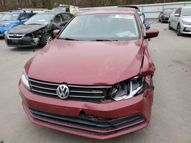 3VW2B7AJ6HM315197 - 2017 VOLKSWAGEN JETTA S RED photo 5