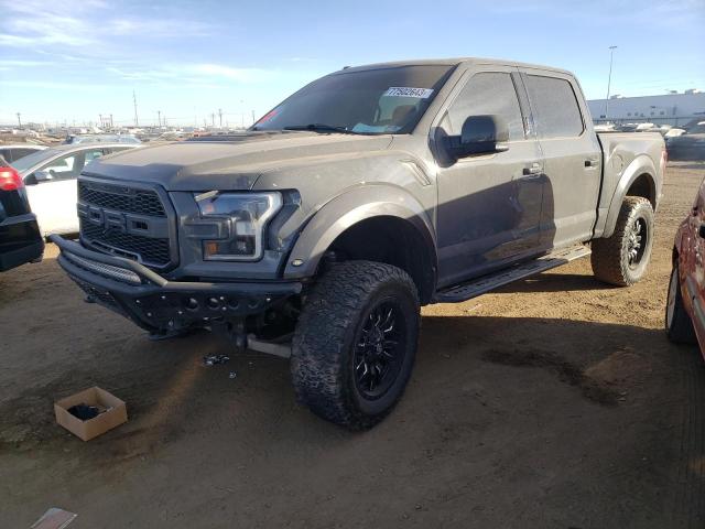 1FTFW1RG2JFB23604 - 2018 FORD F150 RAPTOR GRAY photo 1