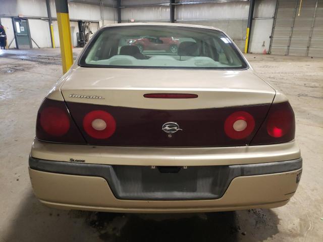 2G1WF52E849149050 - 2004 CHEVROLET IMPALA GOLD photo 6