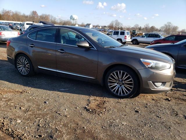 KNALN4D75E5127895 - 2014 KIA CADENZA PREMIUM GRAY photo 4