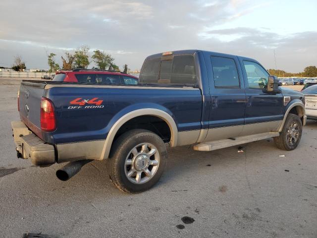 1FTSW21R28EA38893 - 2008 FORD F250 SUPER DUTY BLUE photo 3