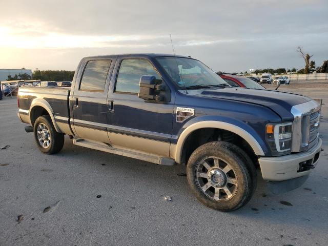 1FTSW21R28EA38893 - 2008 FORD F250 SUPER DUTY BLUE photo 4