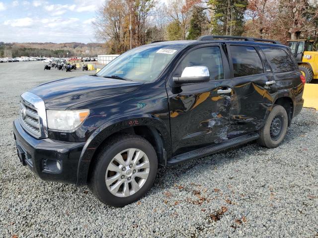 5TDDW5G1XCS055701 - 2012 TOYOTA SEQUOIA PLATINUM BLACK photo 1