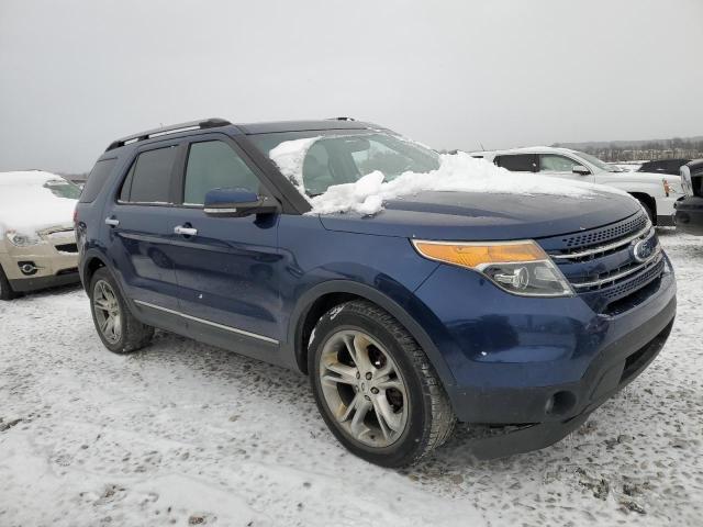 1FMHK8F88CGA65453 - 2012 FORD EXPLORER LIMITED BLUE photo 4