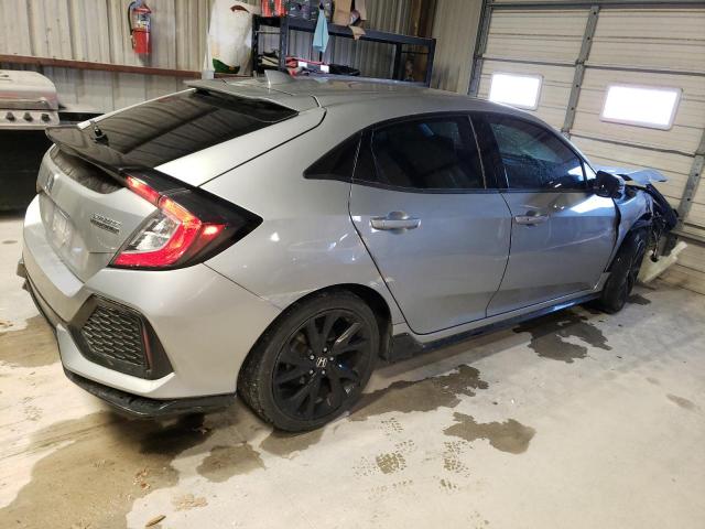 SHHFK7H99JU218813 - 2018 HONDA CIVIC SPORT TOURING SILVER photo 3