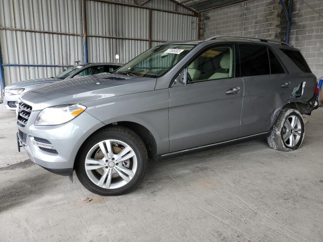 4JGDA5HB7EA391761 - 2014 MERCEDES-BENZ ML 350 4MATIC SILVER photo 1