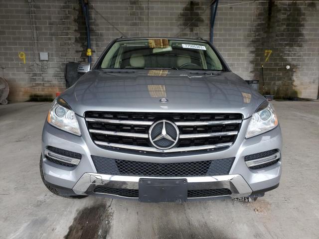 4JGDA5HB7EA391761 - 2014 MERCEDES-BENZ ML 350 4MATIC SILVER photo 5