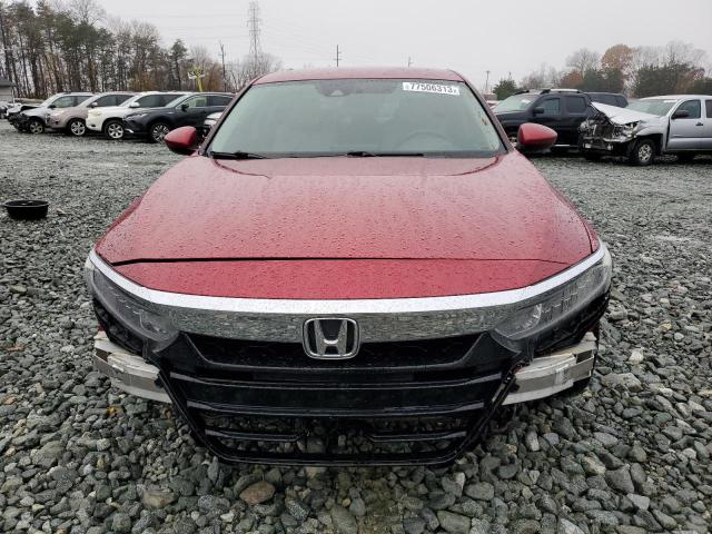 1HGCV1F17JA080916 - 2018 HONDA ACCORD LX BURGUNDY photo 5