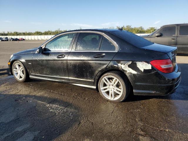 WDDGF4HB6CR213812 - 2012 MERCEDES-BENZ C 250 BLACK photo 2