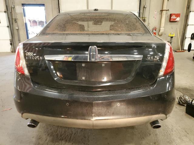 1LNHM93R09G603147 - 2009 LINCOLN MKS BLACK photo 6