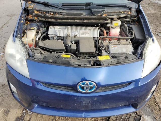 JTDKN3DU9A0029278 - 2010 TOYOTA PRIUS BLUE photo 11