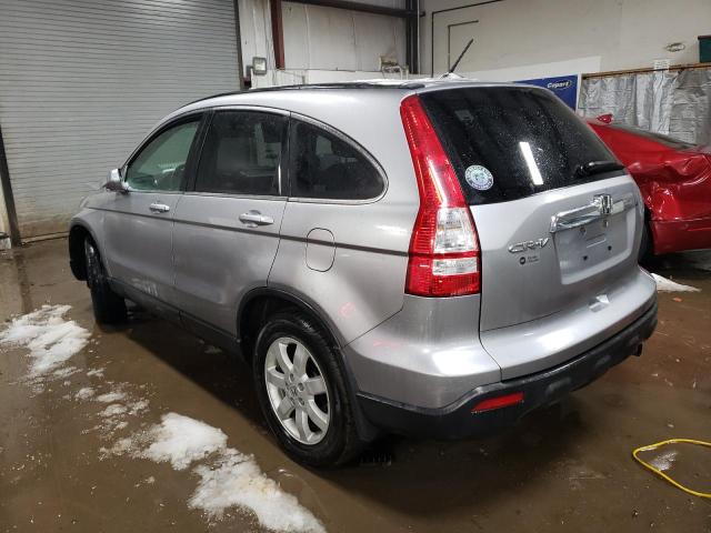 JHLRE48767C039396 - 2007 HONDA CR-V EXL SILVER photo 2