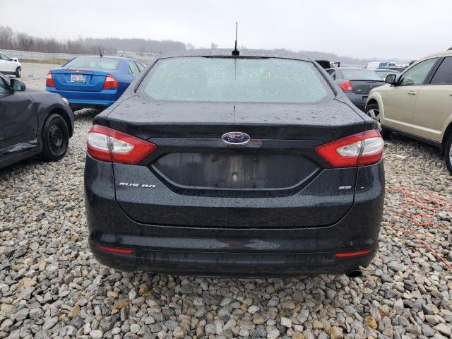 3FA6P0H76DR208239 - 2013 FORD FUSION SE BLACK photo 6