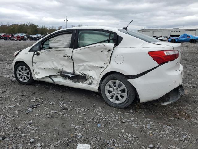 KNADM4A33E6403946 - 2014 KIA RIO LX WHITE photo 2