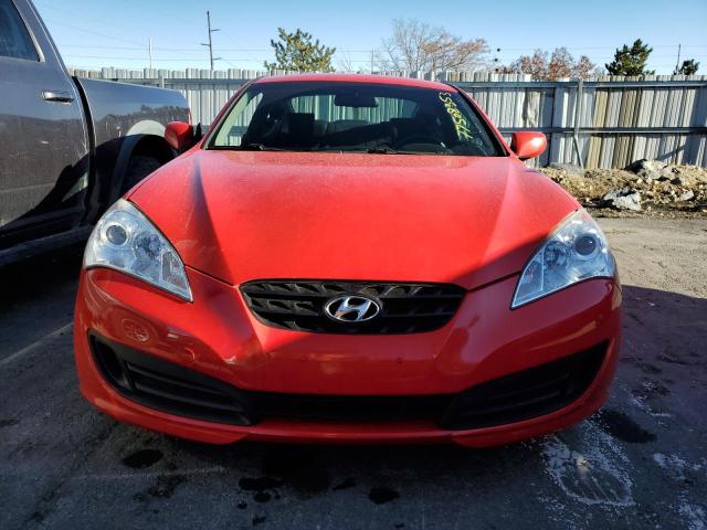 KMHHT6KD0AU031171 - 2010 HYUNDAI GENESIS CO 2.0T RED photo 5