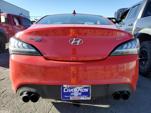 KMHHT6KD0AU031171 - 2010 HYUNDAI GENESIS CO 2.0T RED photo 6