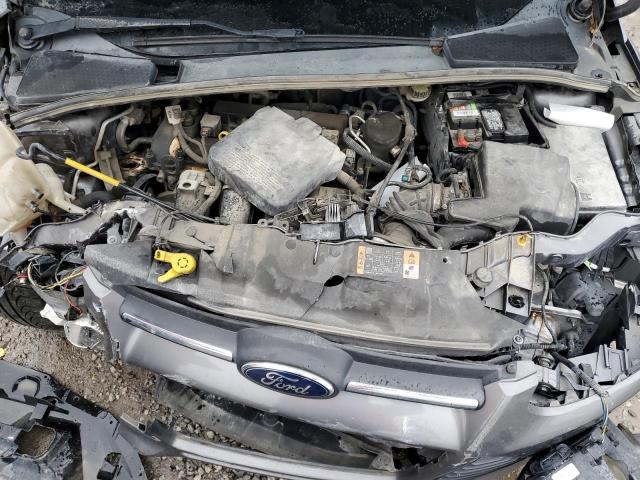 1FADP3F29EL362833 - 2014 FORD FOCUS SE GRAY photo 11