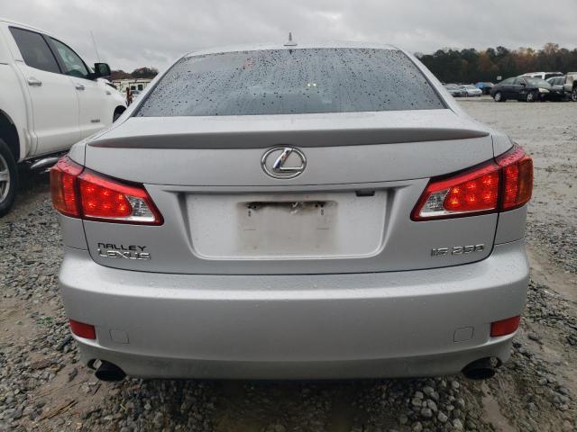 JTHBK262595106689 - 2009 LEXUS IS 250 SILVER photo 6