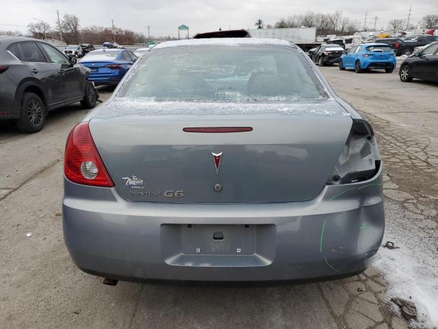 1G2ZF58B074259877 - 2007 PONTIAC G6 VALUE LEADER BLUE photo 6