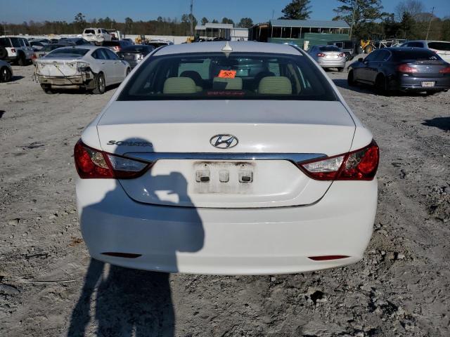 5NPEB4AC4DH704162 - 2013 HYUNDAI SONATA GLS WHITE photo 6