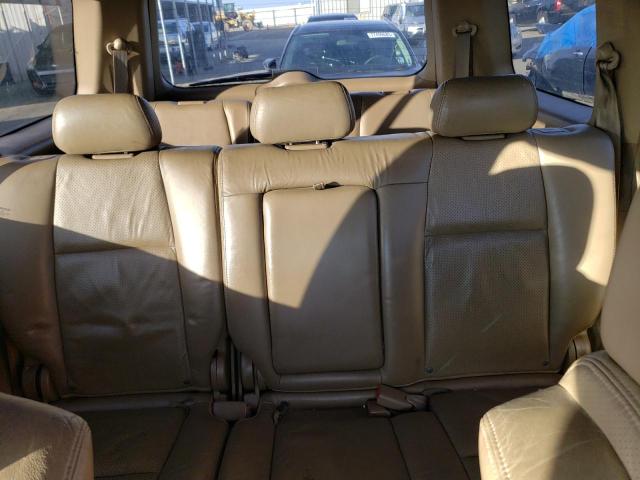 5FNYF18545B033650 - 2005 HONDA PILOT EXL GOLD photo 10