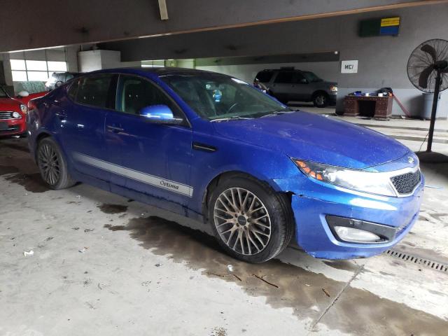 5XXGR4A63CG057858 - 2012 KIA OPTIMA SX BLUE photo 4