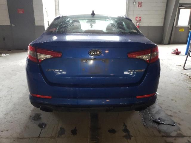 5XXGR4A63CG057858 - 2012 KIA OPTIMA SX BLUE photo 6