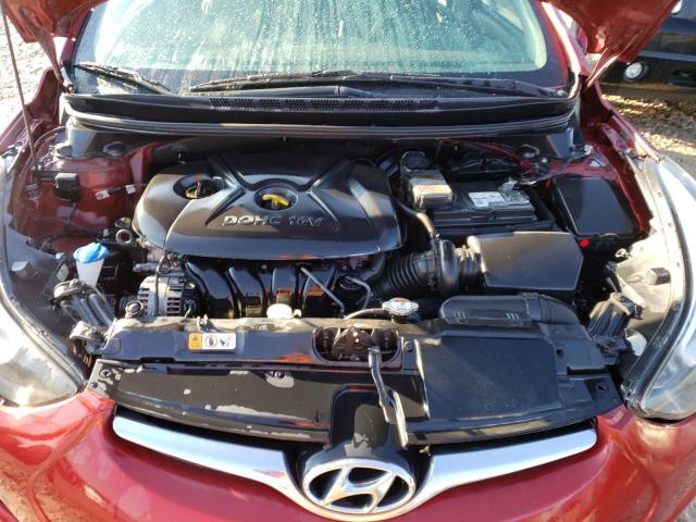 5NPDH4AE4GH672667 - 2016 HYUNDAI ELANTRA SE RED photo 11