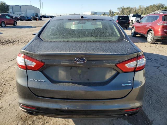 3FA6P0H98GR253382 - 2016 FORD FUSION SE GRAY photo 6