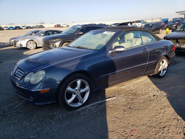 WDBTK65GX5T035133 - 2005 MERCEDES-BENZ CLK 320 BLUE photo 1