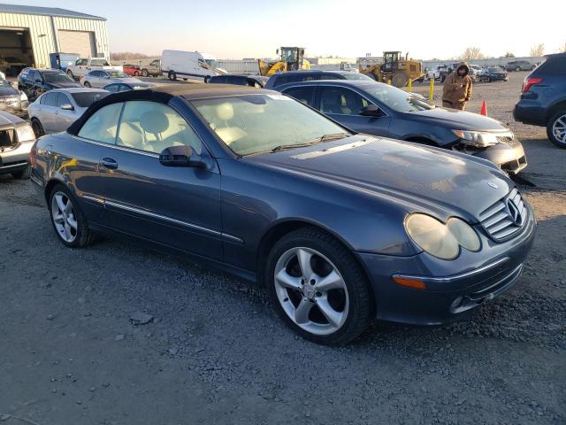 WDBTK65GX5T035133 - 2005 MERCEDES-BENZ CLK 320 BLUE photo 4