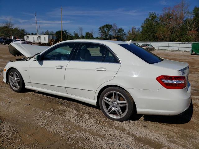 WDDHF5KB4CA606158 - 2012 MERCEDES-BENZ E 350 WHITE photo 2