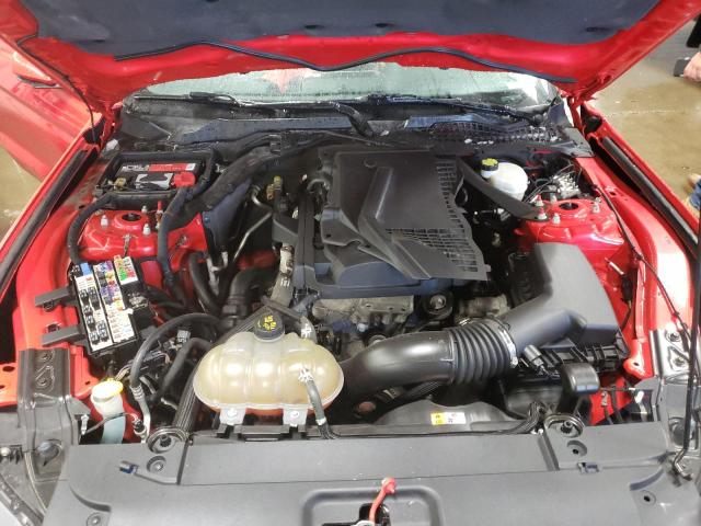 1FATP8UH5F5336638 - 2015 FORD MUSTANG RED photo 11
